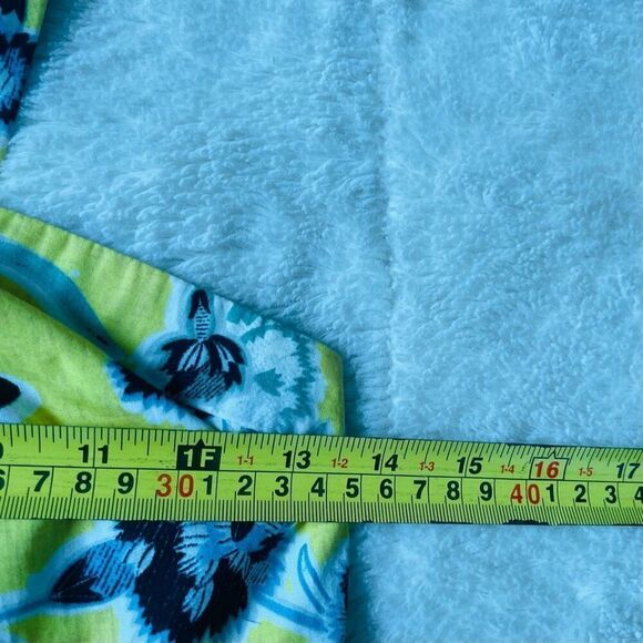 Topshop Floral Yellow & Blue Halter Mini Dress Sz 4 - Picture 4 of 5